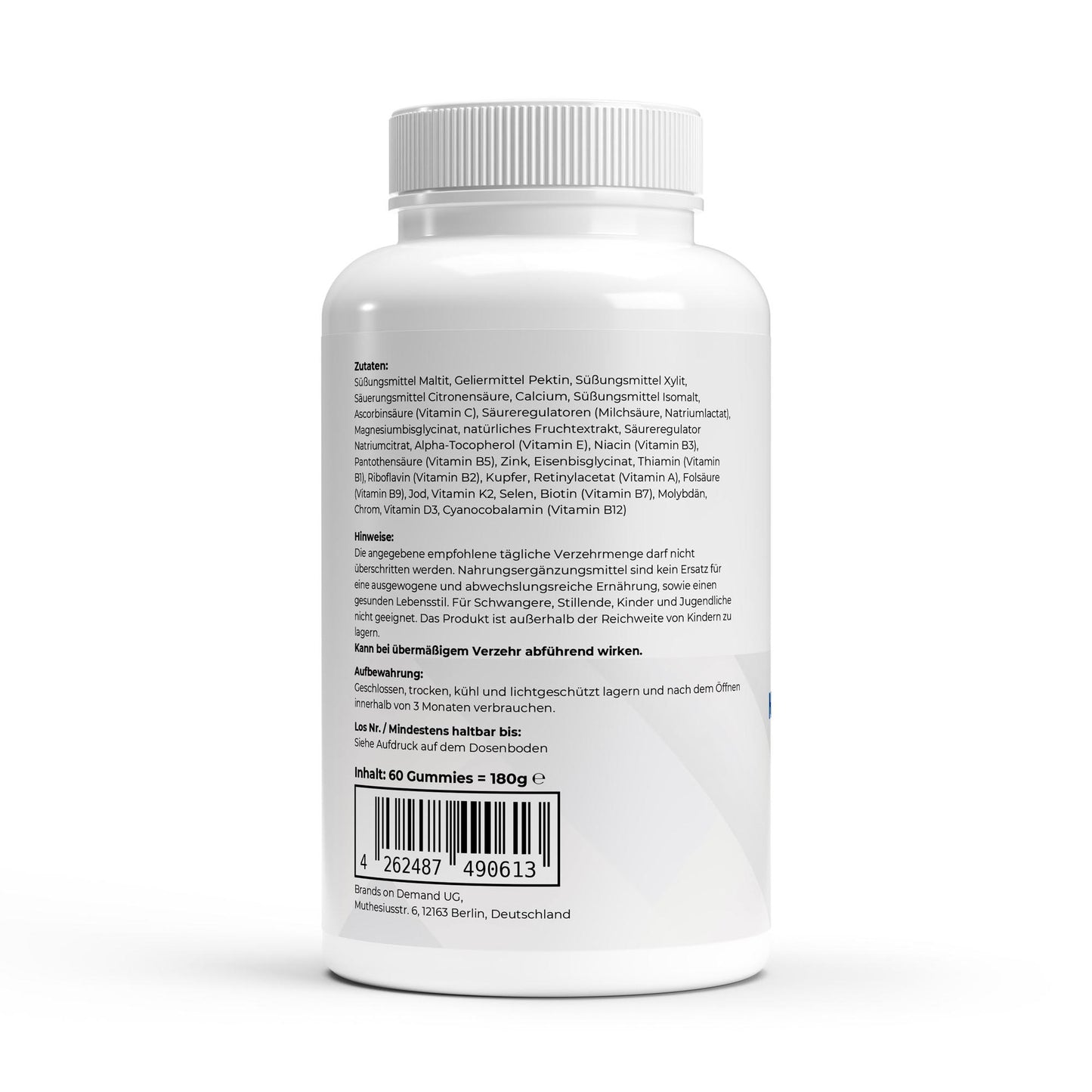 Gummies Multivitamínicas + Minerales Premium - 60 uds.